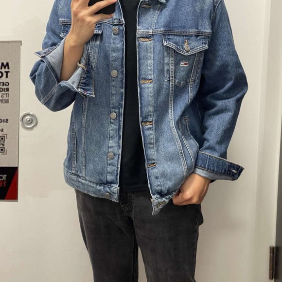 S M Tommy Hilfiger Jeans 78F0882 495 Denim Jacket NWT - Picture 10 of 14